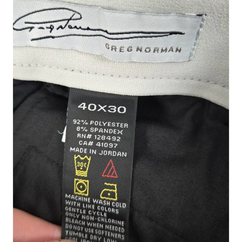 Greg Norman Ultimate Travel Pants 40x30 Luxury Performance Stretch Golf NEW